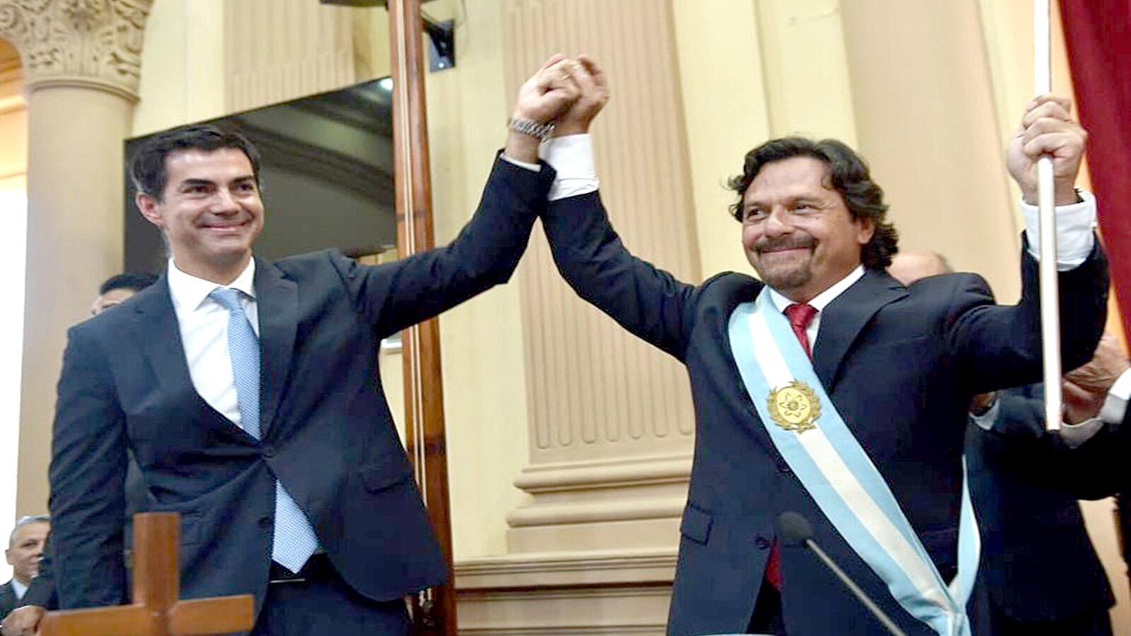 Juan Manuel Urtubey y Gustavo Sáenz