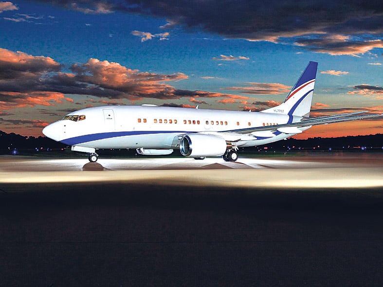 El Boeing que tiene en venta la empresa Freestream Aircraift.