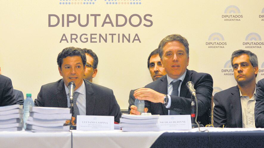Nicolás Dujovne, el viernes pasado, al presentar el proyecto de Presupuesto 2018 en Diputados.