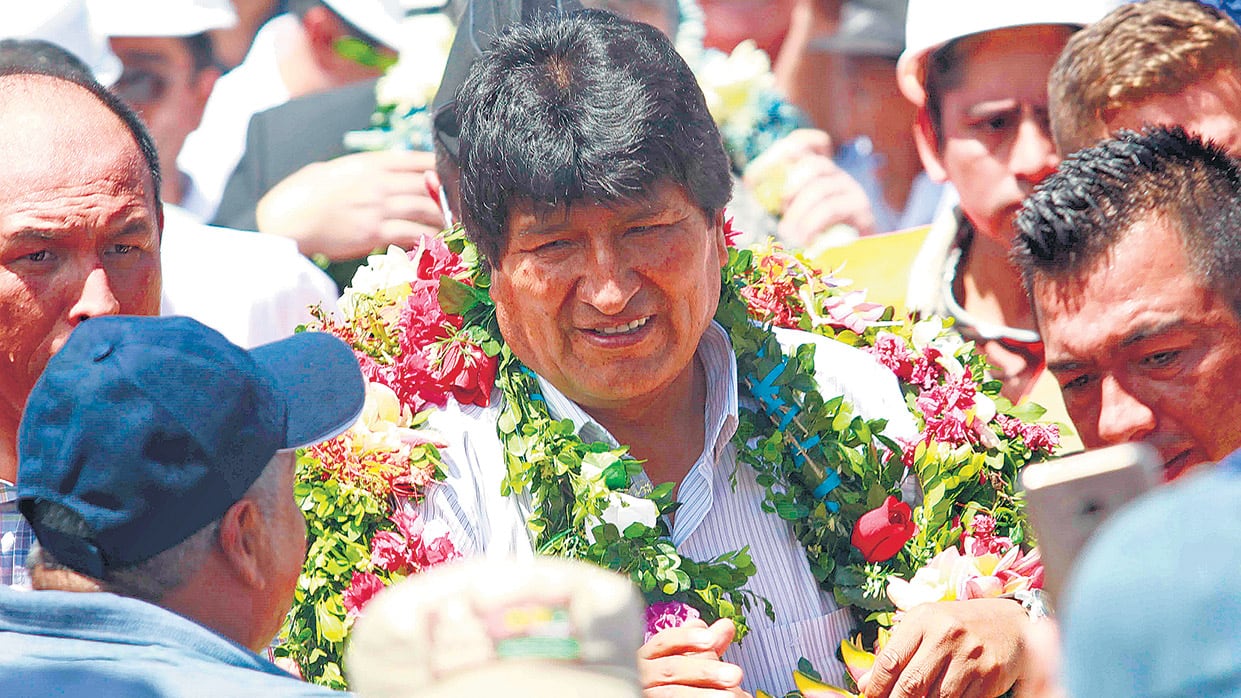 “Hemos cumplido con el mandato del pueblo”, dijo Evo Morales al referirse al fallo.