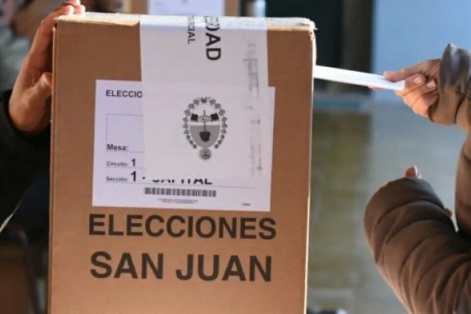 Elecciones San Juan 2023. Foto: Servicio Informativo Gobierno de San Juan.