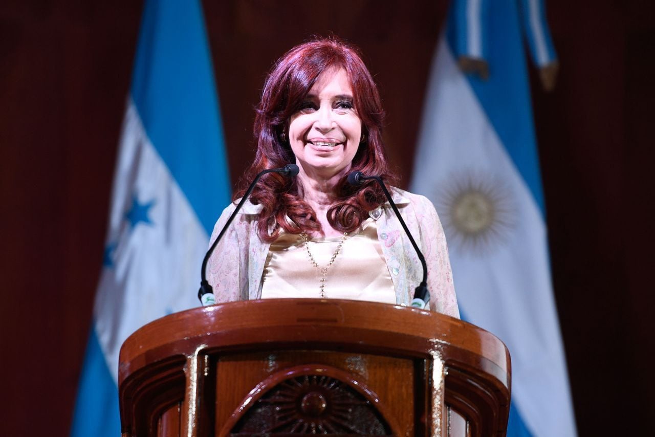 Cristina, de visita en Honduras para la asunción de Xiomara Castro.