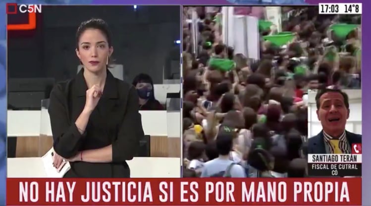 Trujillo soportó con entereza el ataque del fiscal. 