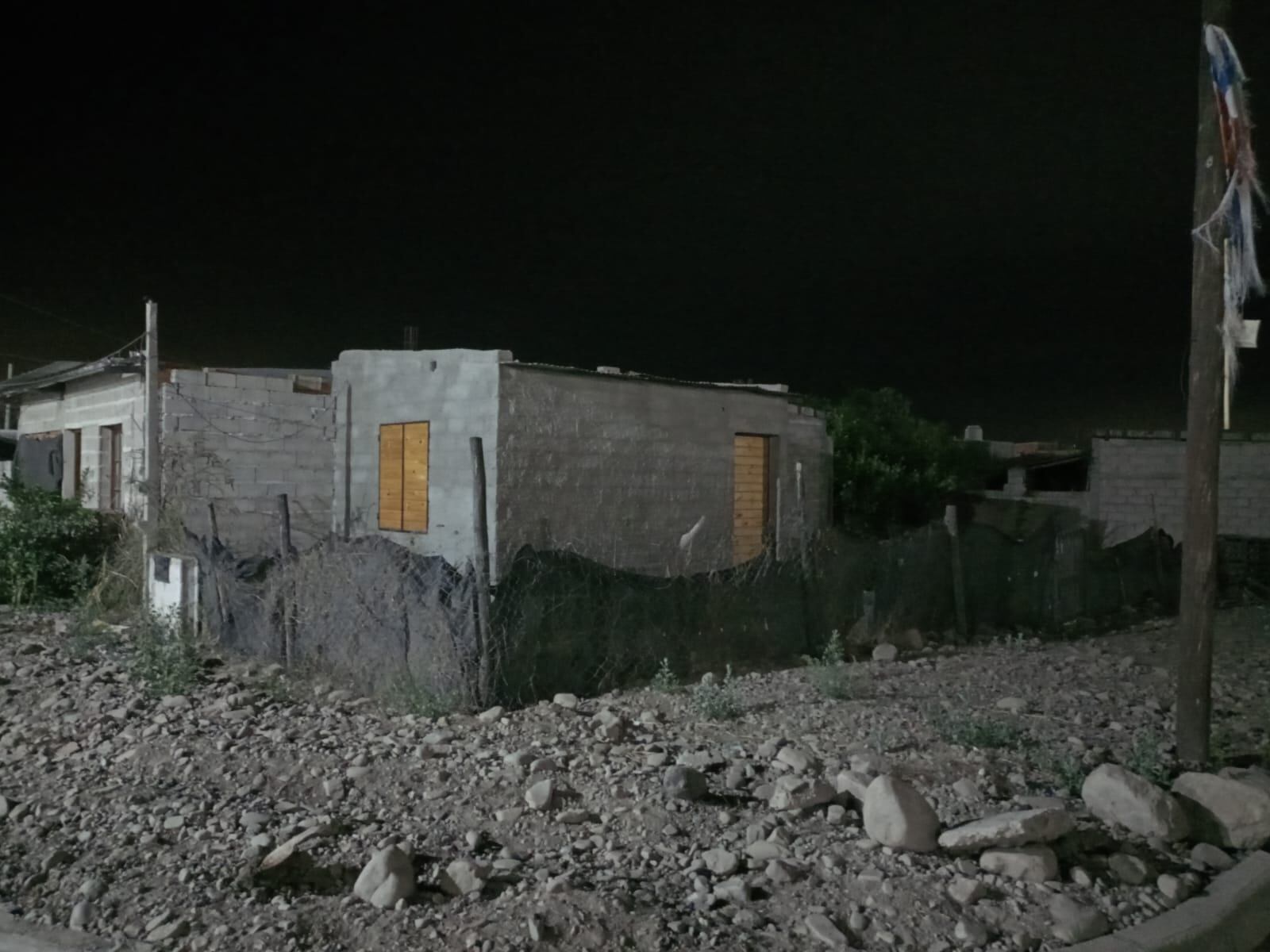 La casa de El Carmen donde se cometió el crimen.