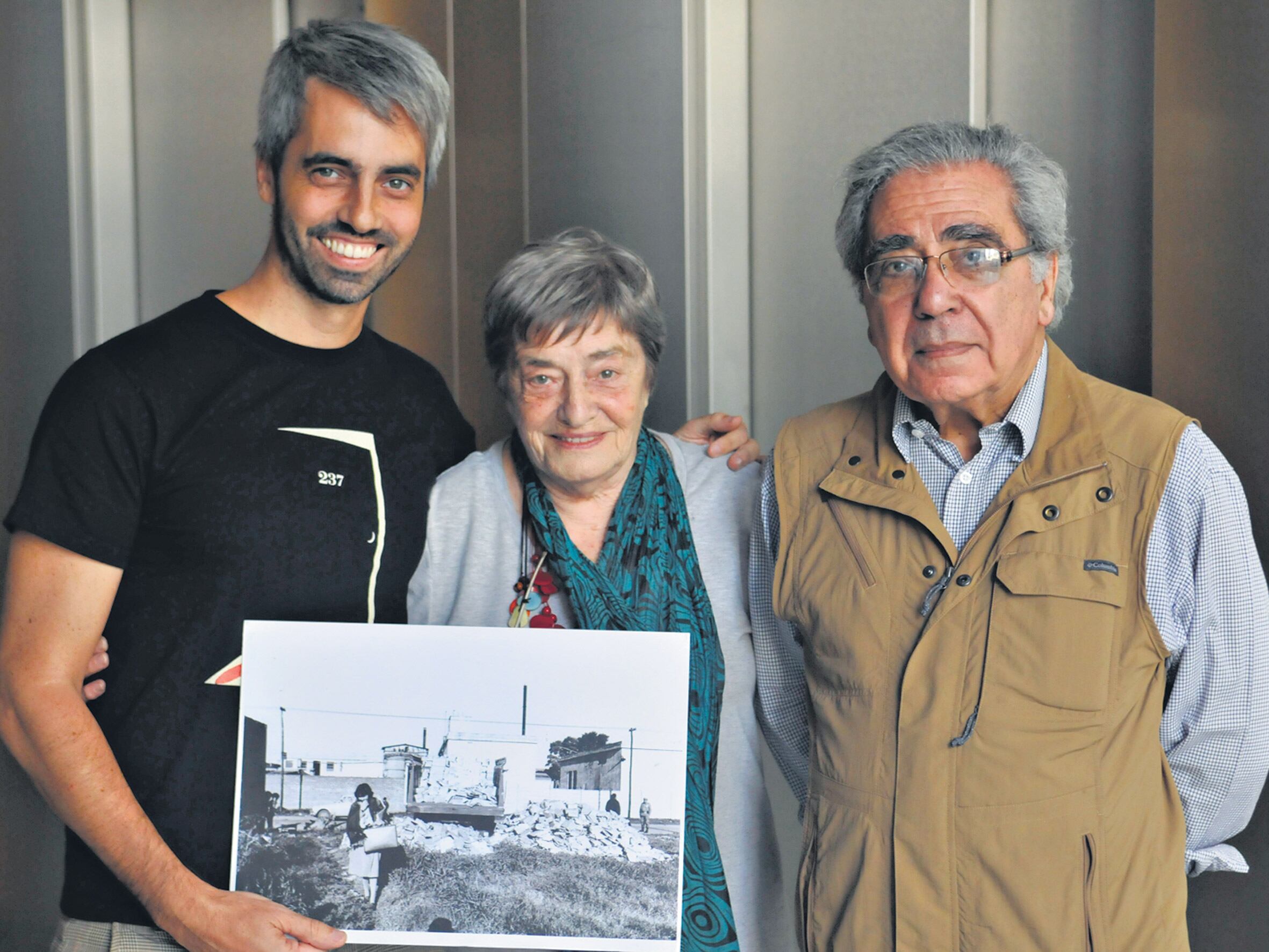 El periodista Alejo Moñino ofició de curador del material y testimonios que aportaron Toubes y Figueira.