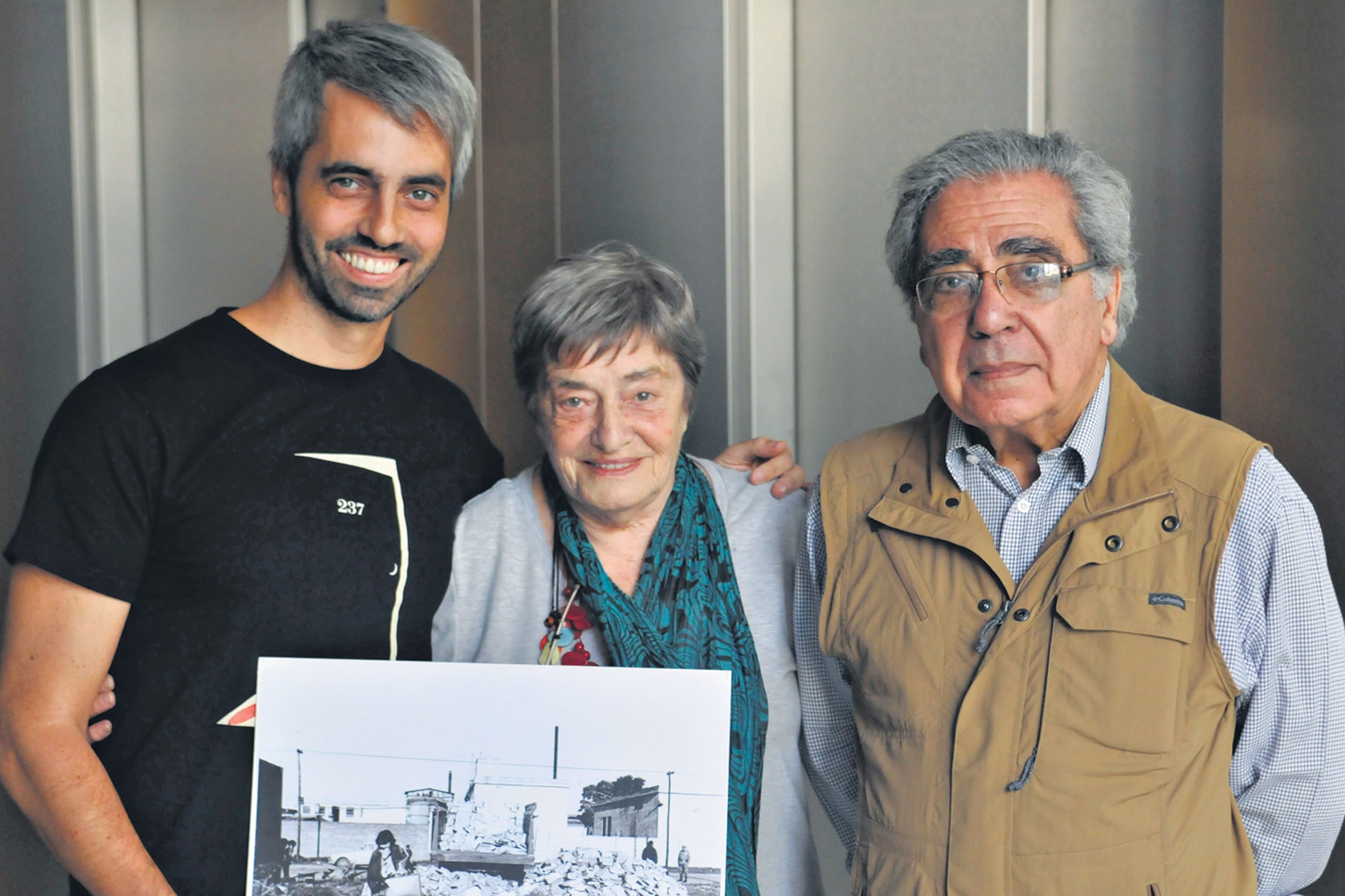 El periodista Alejo Moñino ofició de curador del material y testimonios que aportaron Toubes y Figueira.