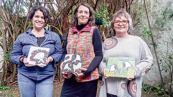 Gisela Arandia (izq.) y Marcela Sanmartino (der.) iniciaron la página. Lucila Alemán se sumó después.