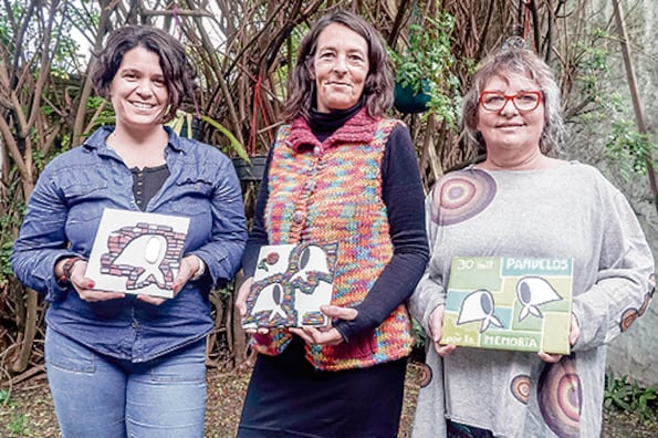 Gisela Arandia (izq.) y Marcela Sanmartino (der.) iniciaron la página. Lucila Alemán se sumó después.