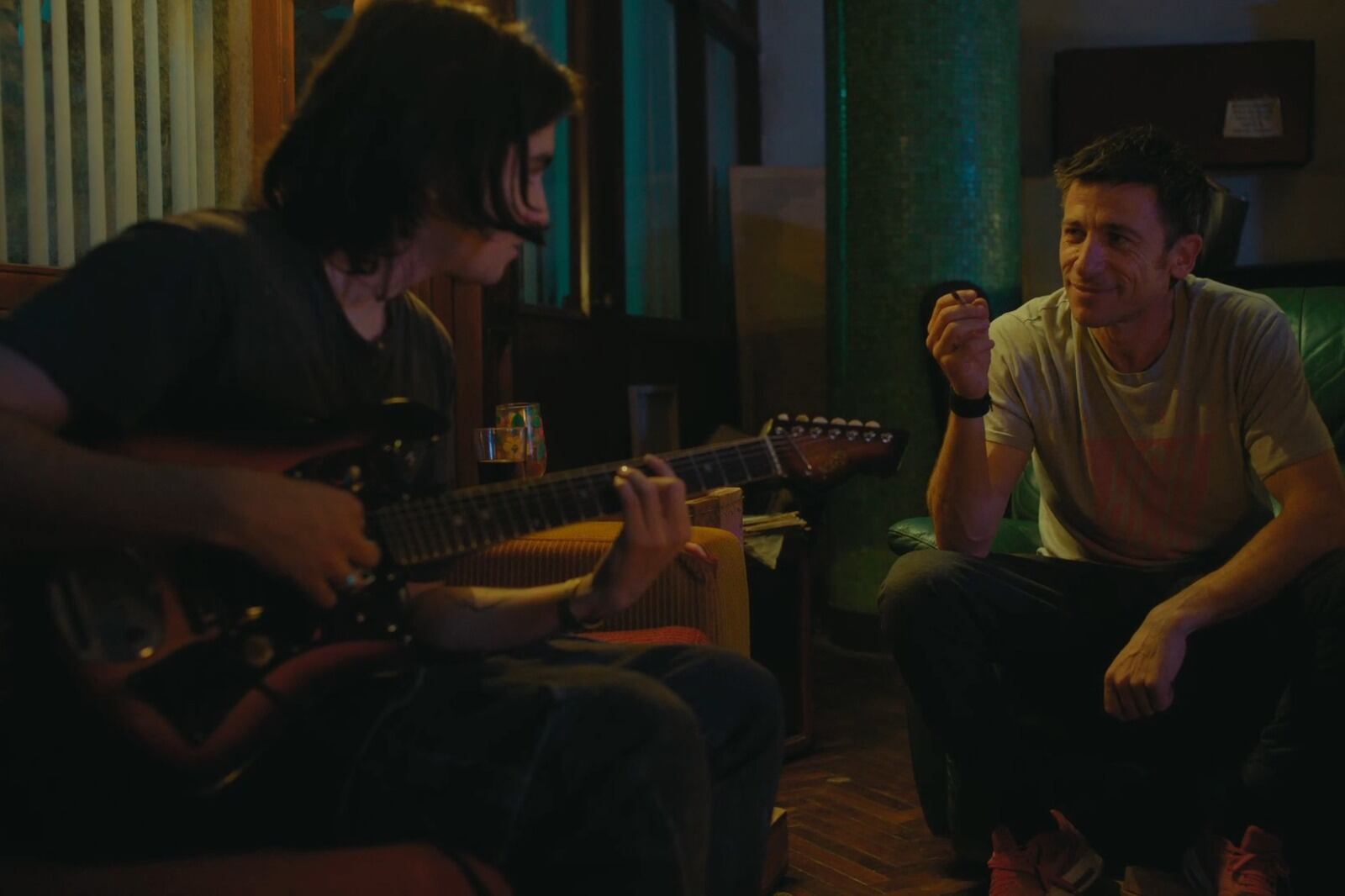 Franco Rizzaro y Diego Cremonesi, hijo y padre en la ficción.