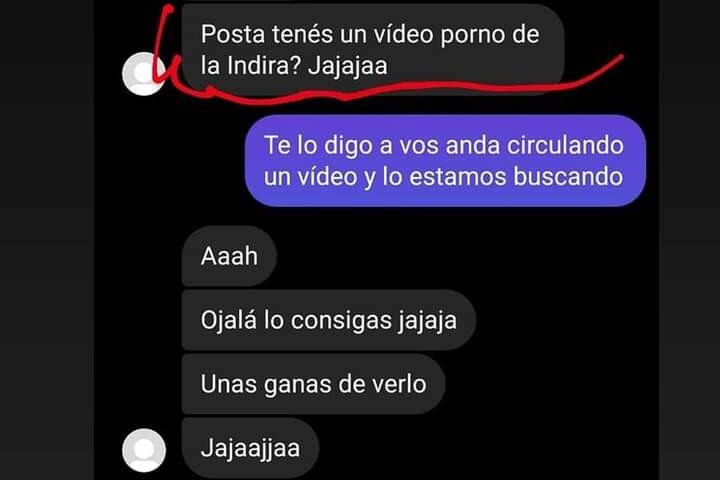 Una de las capturas publicadas en la página "Mirá como nos ponemos Andalgalá".