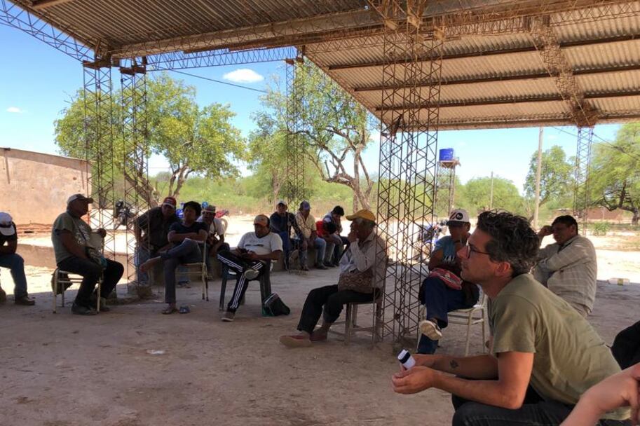 Rapetti en el Santa Victoria Este.