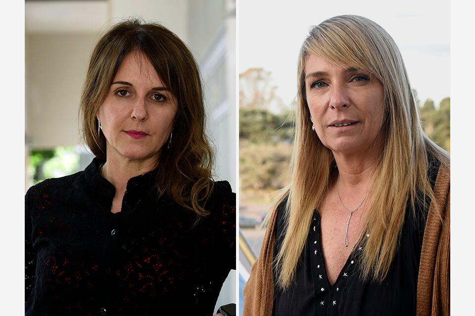 1) Mariana Caminotti, secretaria de Género. 2) María Eugenia Schmuck, titular del Concejo.