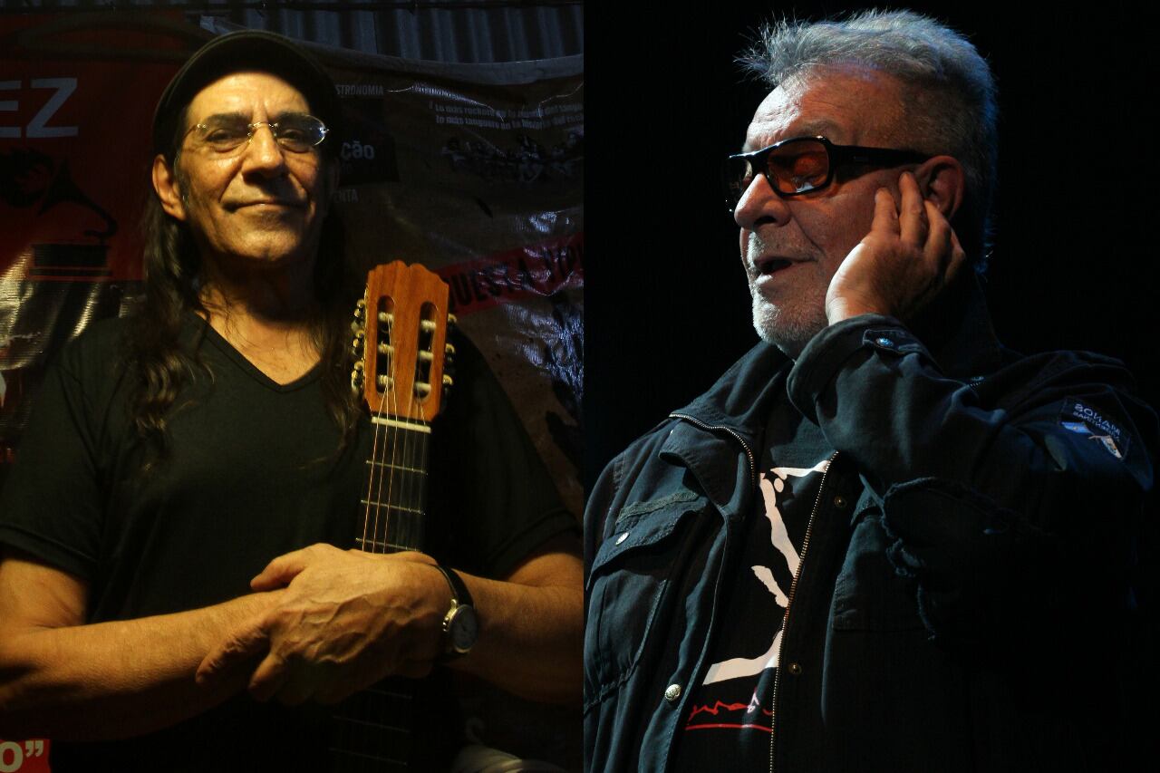 Horacio Fontova y León Gieco.