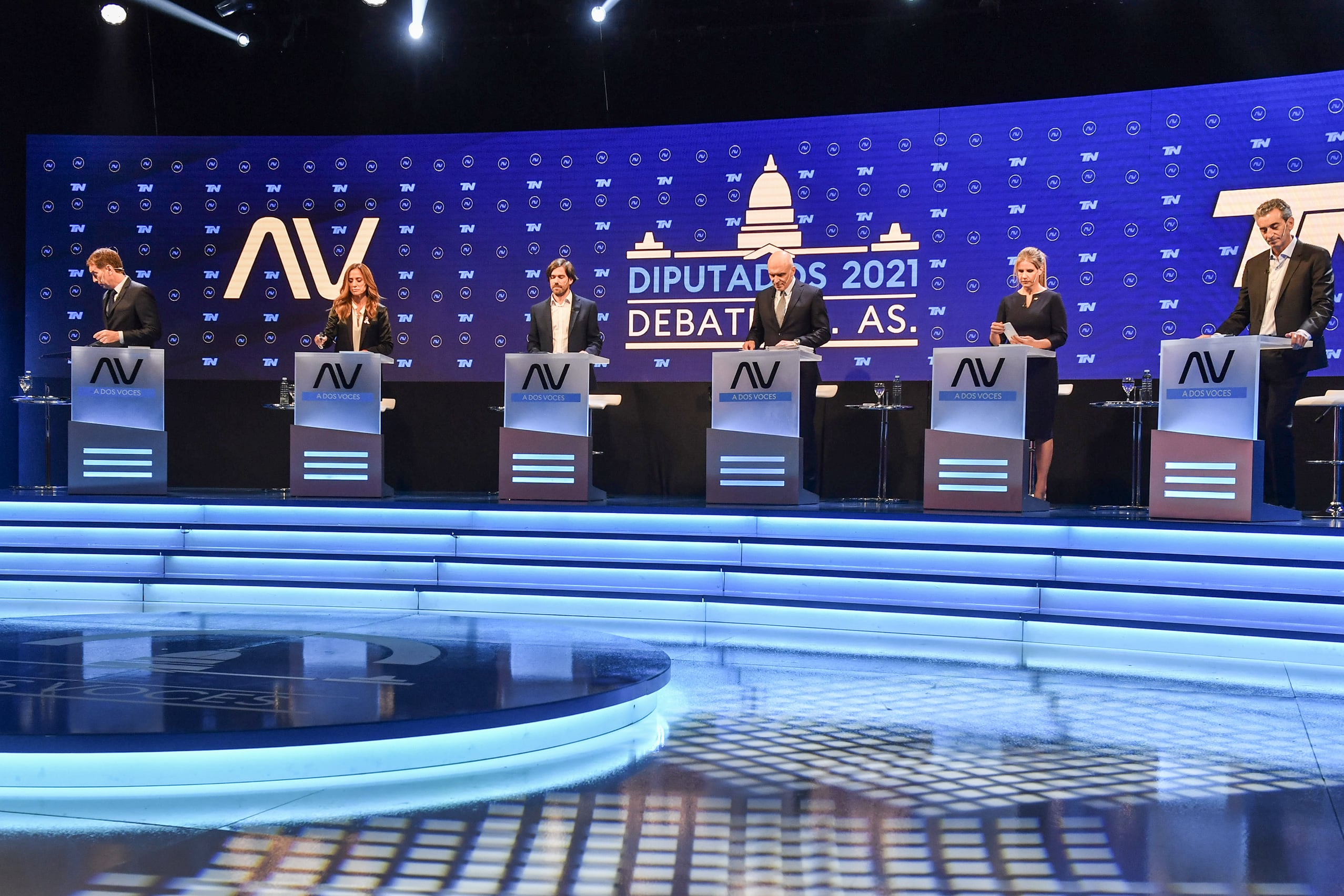El debate de los candidatos por la provincia de Buenos Aires.
