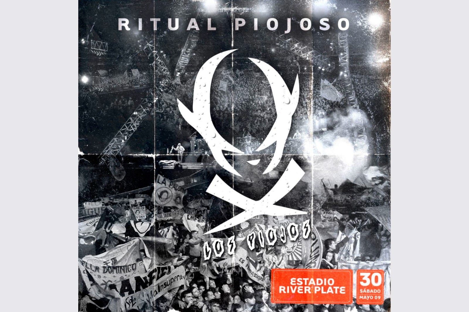 La portada del disco que apareció este jueves.