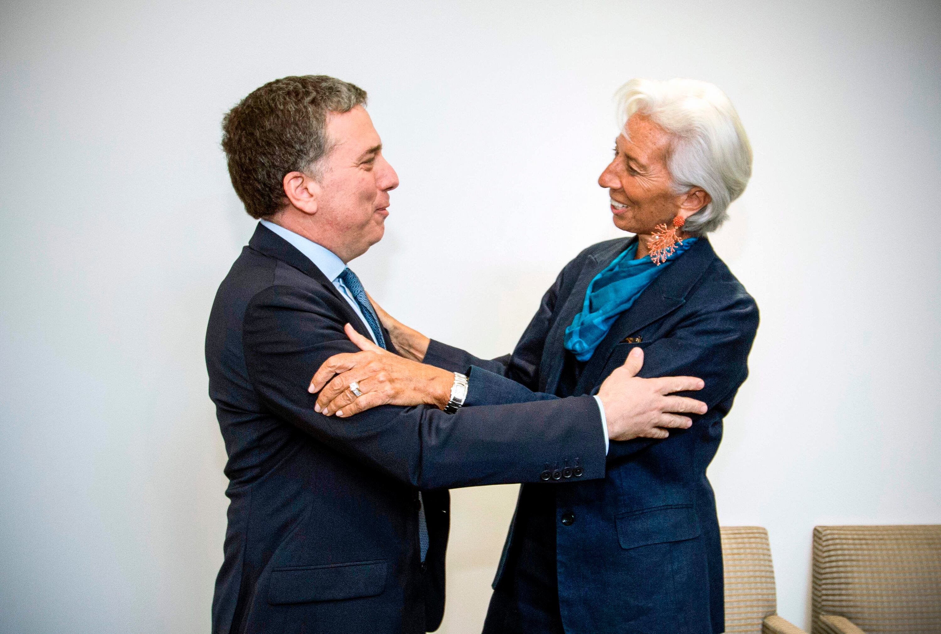 Nicolás Dujovne y Christine Lagarde, mentores de un acuerdo siniestro.
