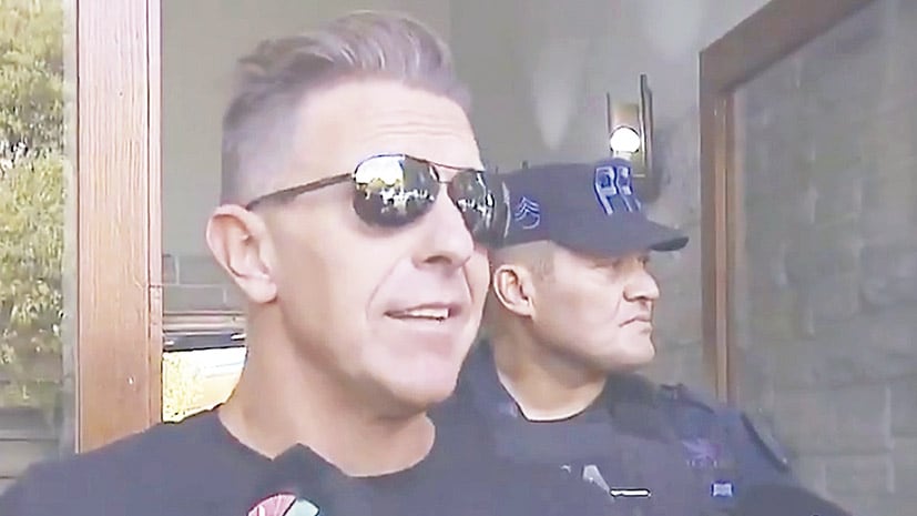 Alejandro Fantino luego de declarar como testigo en Dolores.