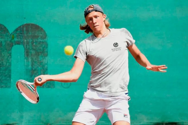 Leo Borg, en pocos días cumplirá 17 años.