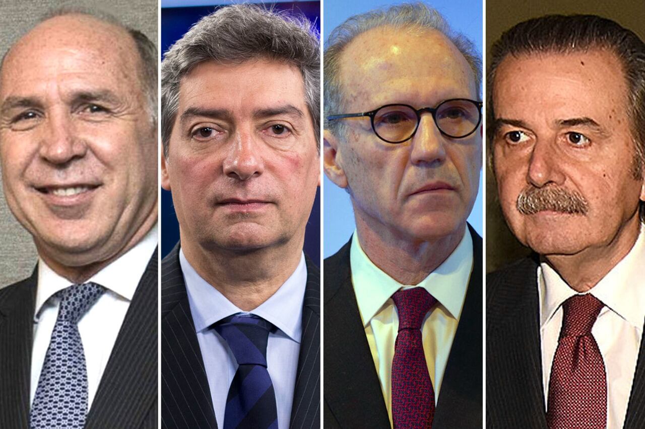 Ricardo Lorenzetti, Horacio Rosatti, Carlos Rosenkrantz y Juan Carlos Maqueda, los cuatro hombres que integran la Corte Suprema.
