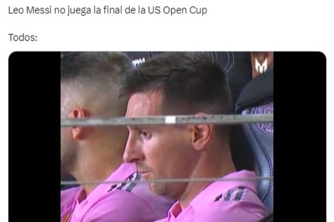 Otra vez Messi no jugó y las redes lamentaron su ausencia.