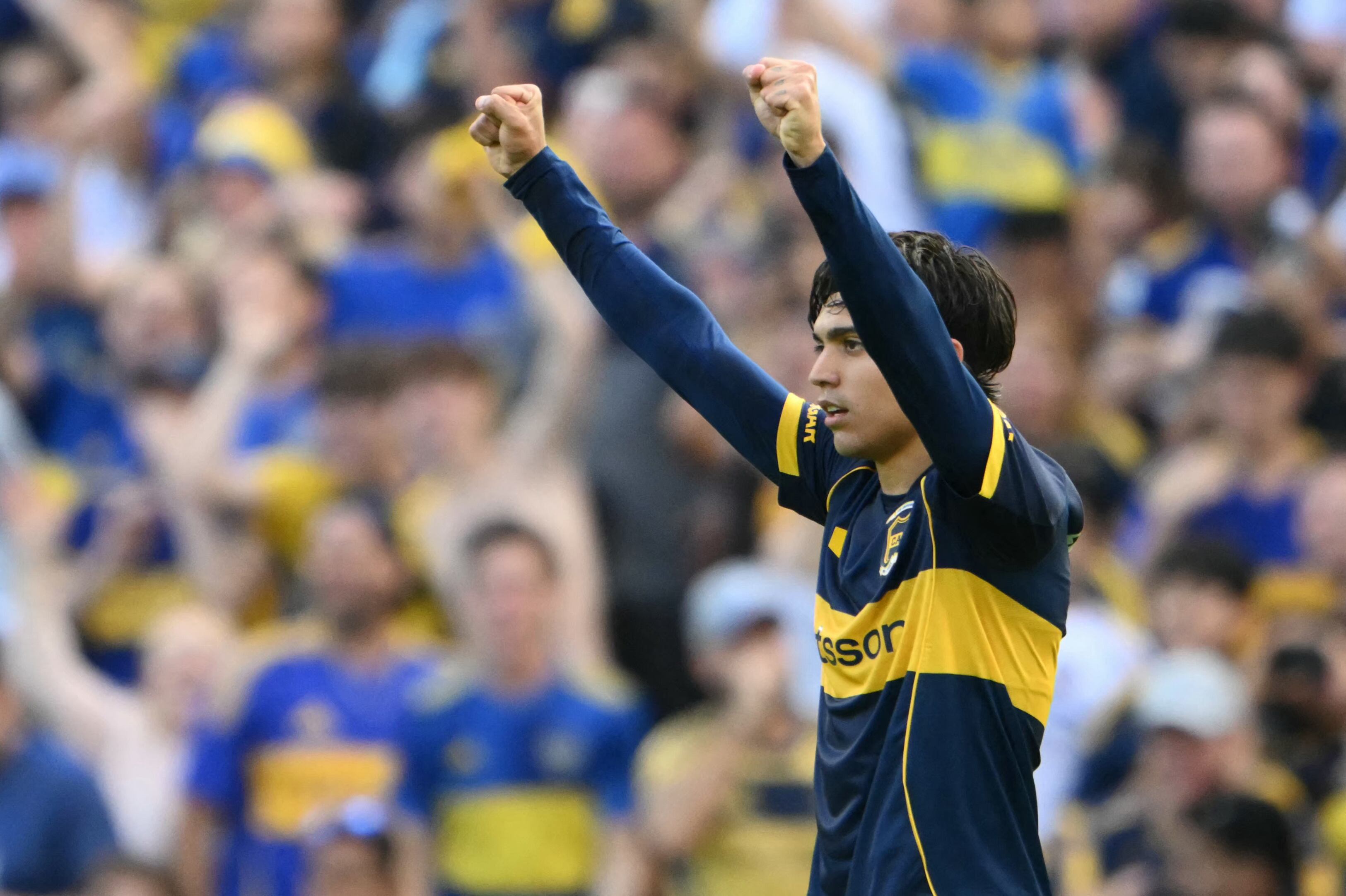 Oscar Exequiel Zeballos fue la figura del Superclásico ante River en la Bombonera