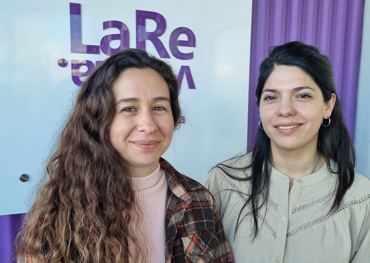 Gisel Barrionuevo y Carla Nuñez. 