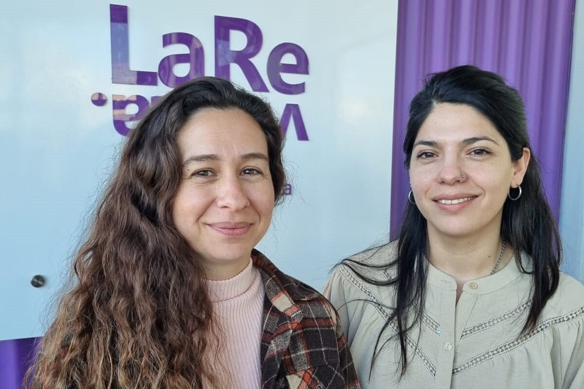 Gisel Barrionuevo y Carla Nuñez.