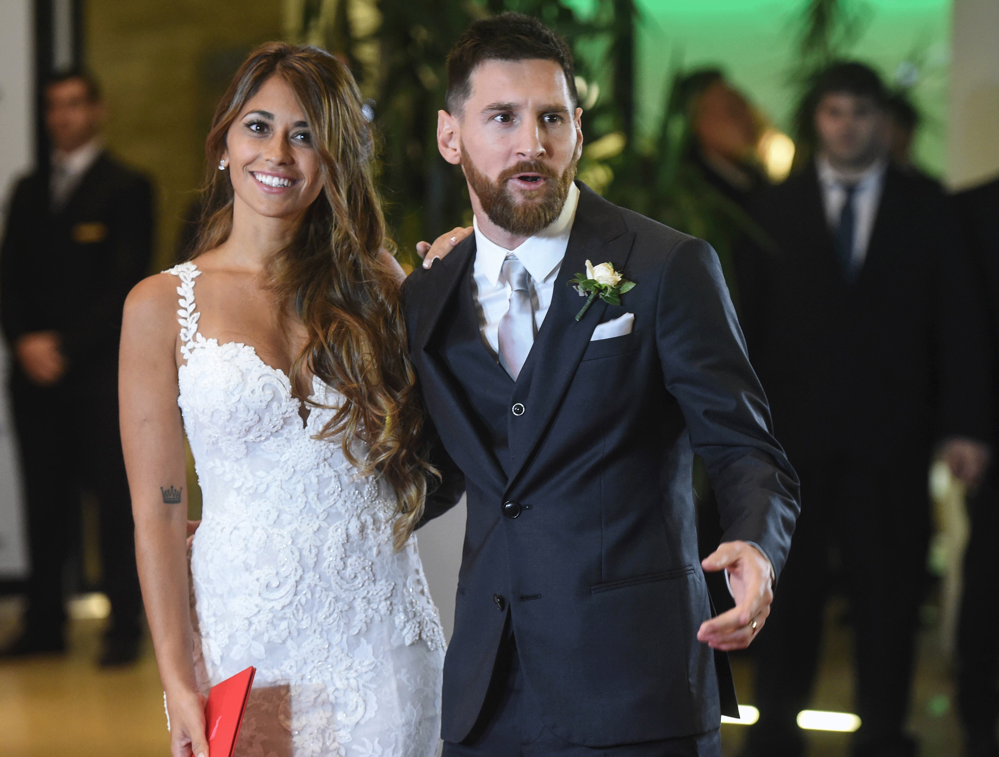Lionel y Antonela brillaron en la alfombra roja, donde exhibieron todo su amor.