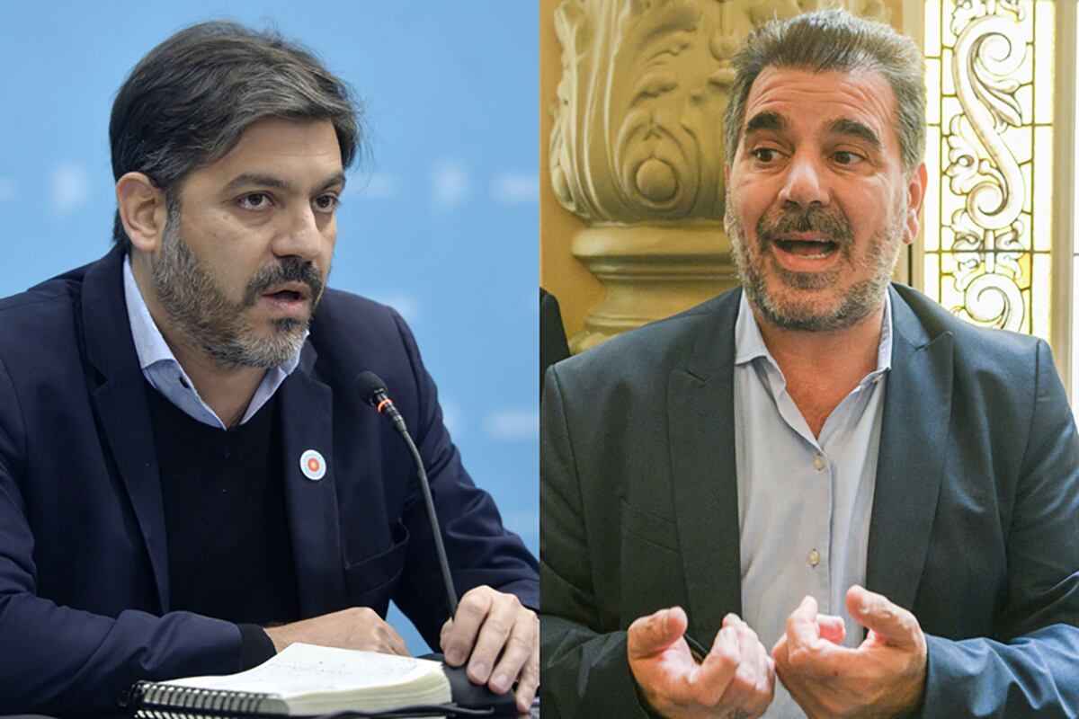 Carlos Bianco y Cristian Ritondo