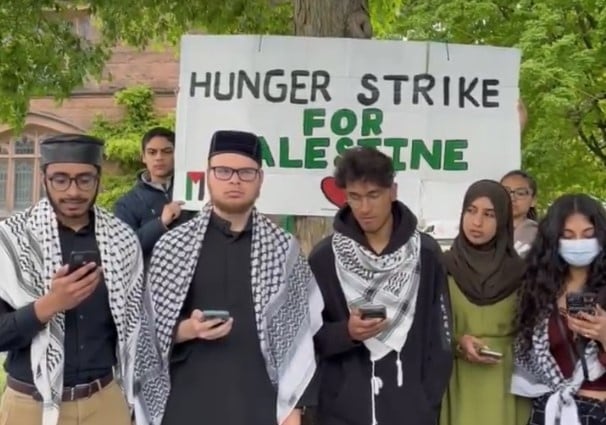 Huelga de hambre en la universidad de Princeton, Estados Unidos