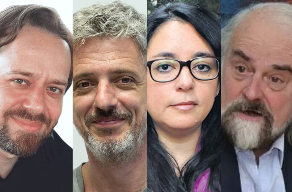 Julio Burdman, Marcelo Leiras, Paula Canelo y Ricardo Rouvier.