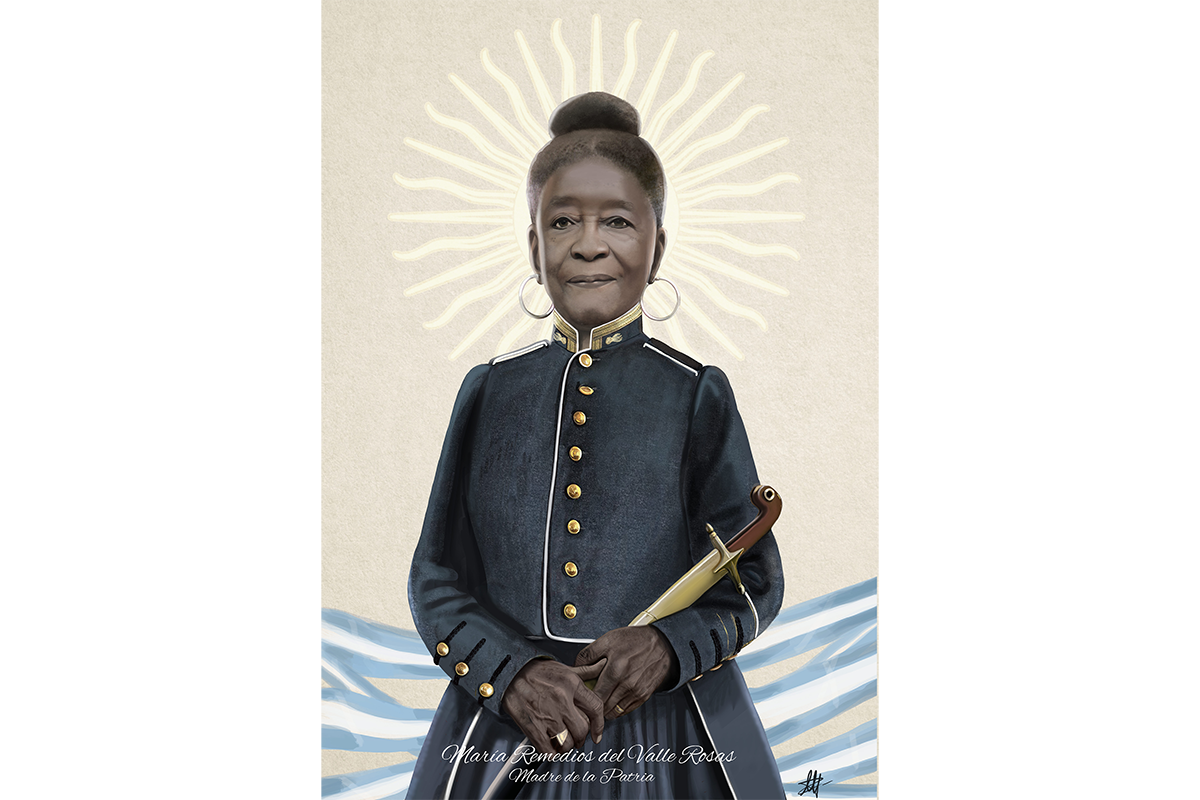 Ilustración de María Remedios del Valle Rosas