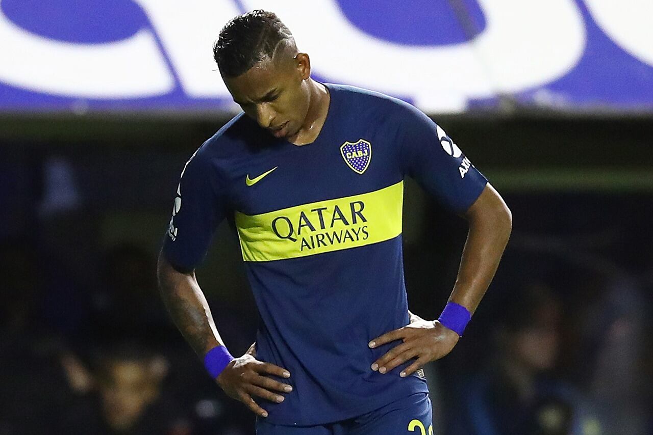 Sebastián Villa, delantero de Boca acusado de violencia de género.