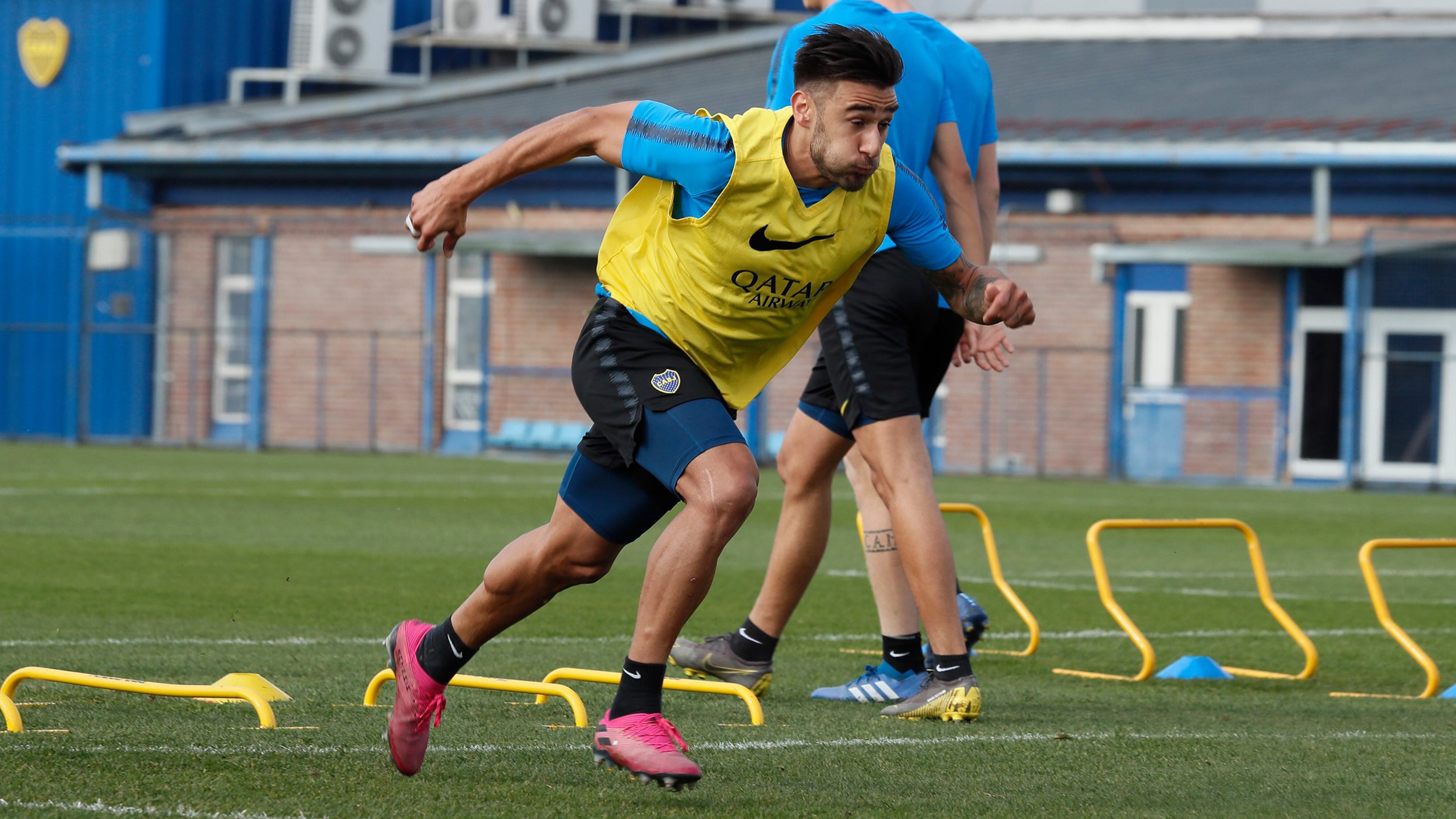 Salvio volverá a ser titular ante San Lorenzo.