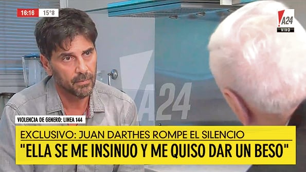 La entrevista a Darthes fue en su casa de Nordelta; el entrevistador, Mauro Viale.
