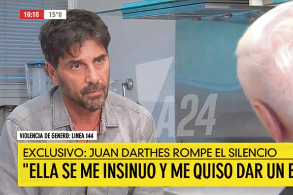 La entrevista a Darthes fue en su casa de Nordelta; el entrevistador, Mauro Viale.