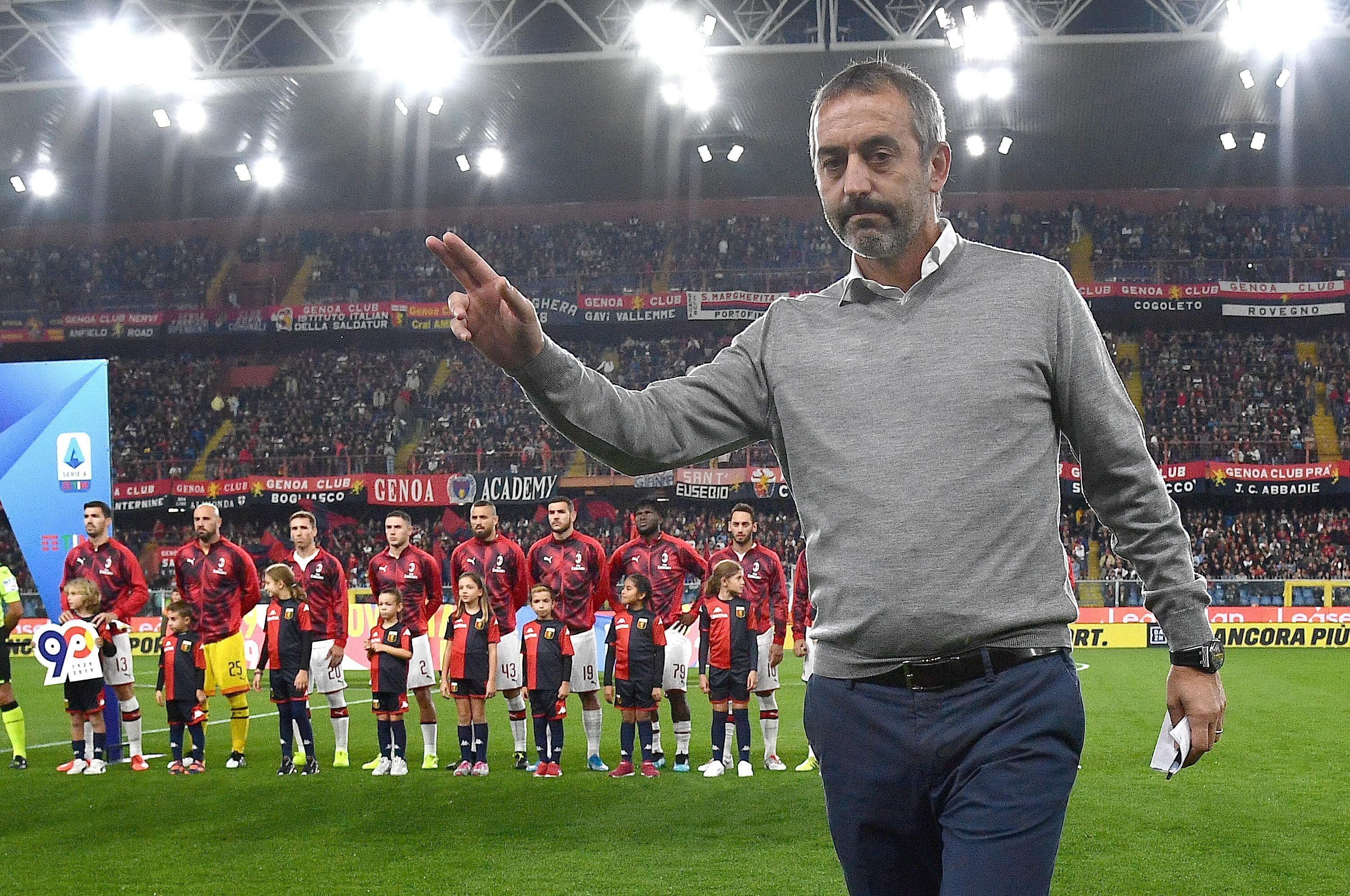 El ciclo de Giampaolo al frente del Milan duró apenas cuatro meses.