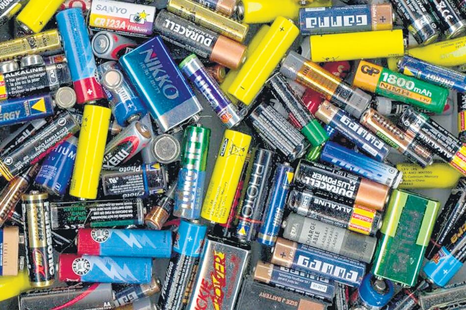 Más de 500 millones de pilas y baterías se descartan en el año en la Argentina, a un promedio de diez por persona.
