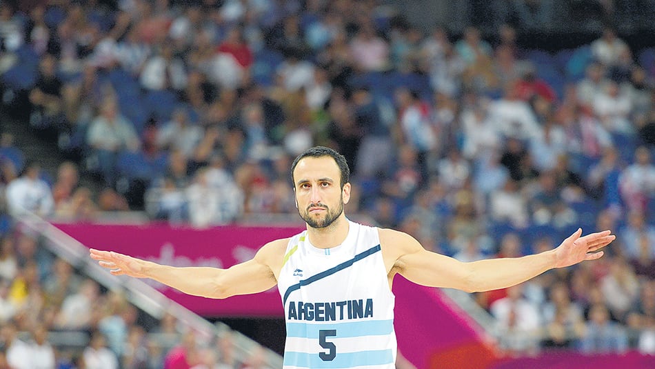Emanuel Ginóbili, el mejor basquetbolista argentino de la historia.
