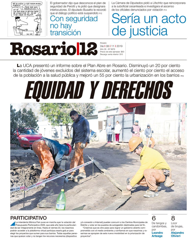EQUIDAD Y DERECHOS - 07/11/2019