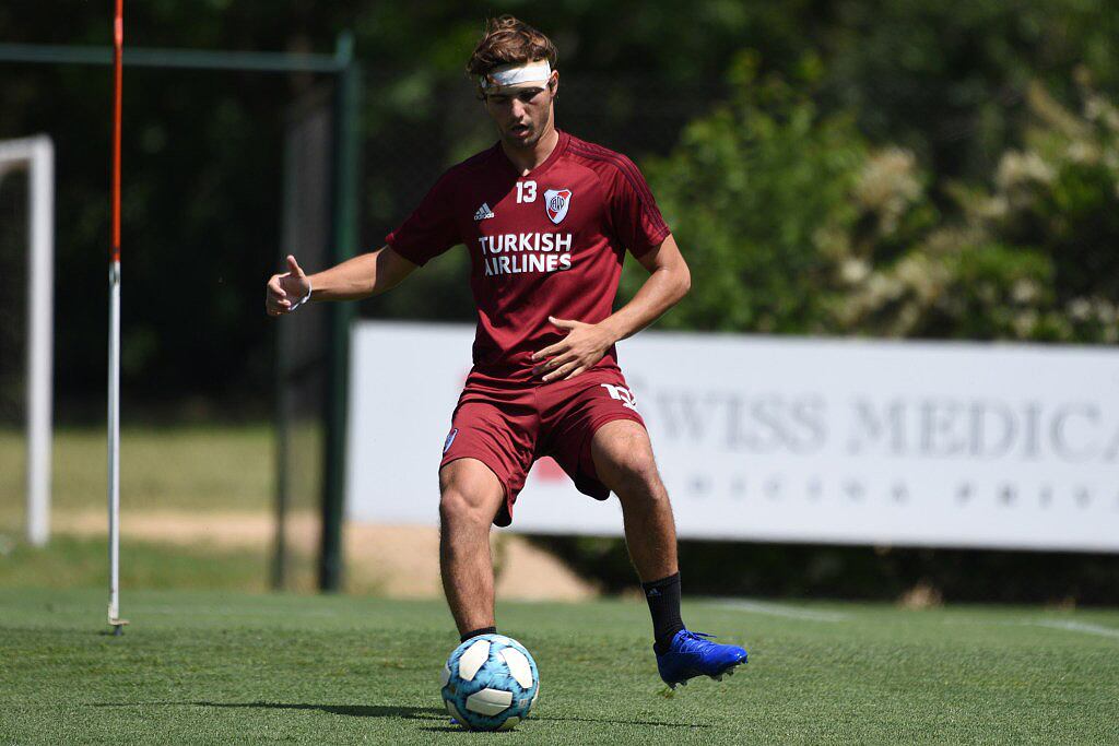 Sosa tuvo su última práctica en Ezeiza antes de partir al Atlanta United.