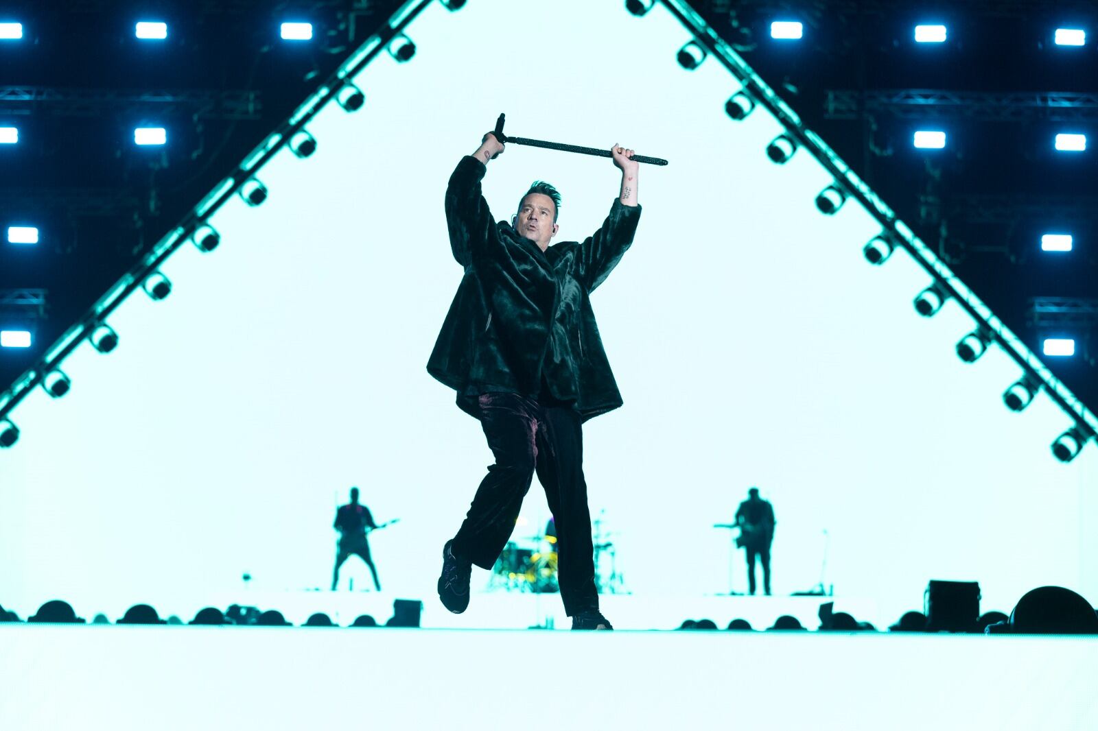 A Chano se lo vio feliz, emocionado y en buena forma artística.