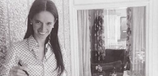 María Fernanda Cañás, en la época en que viajó a Islas Malvinas para dar clases de Español