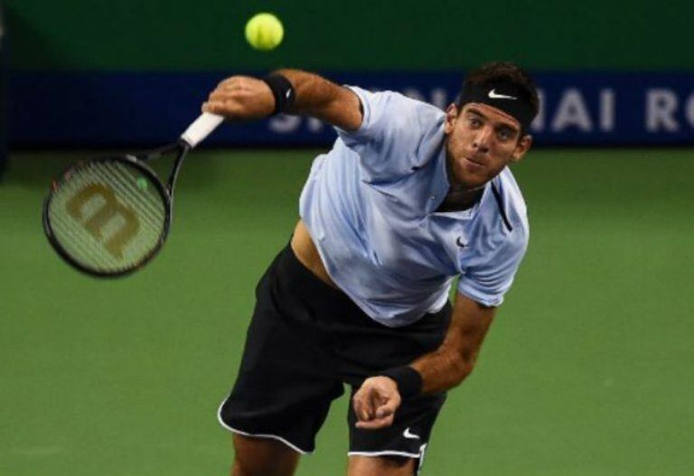 Del Potro jugó en gran nivel y llevó a Federer hasta el tercer set.