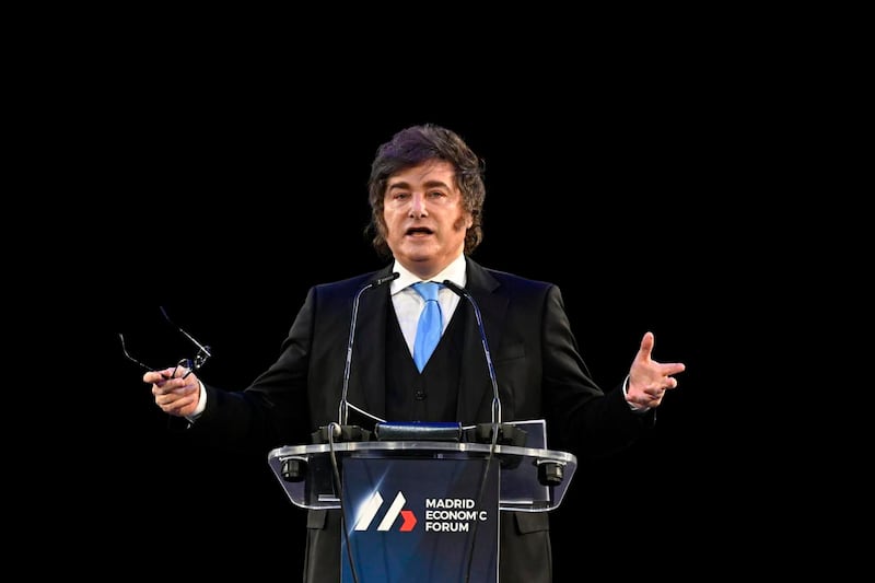 Milei Foro Economico España