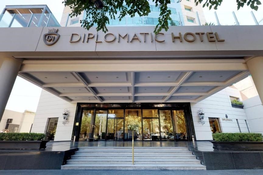 El hotel de Mendoza en el que presuntamente ocurrió el ataque.