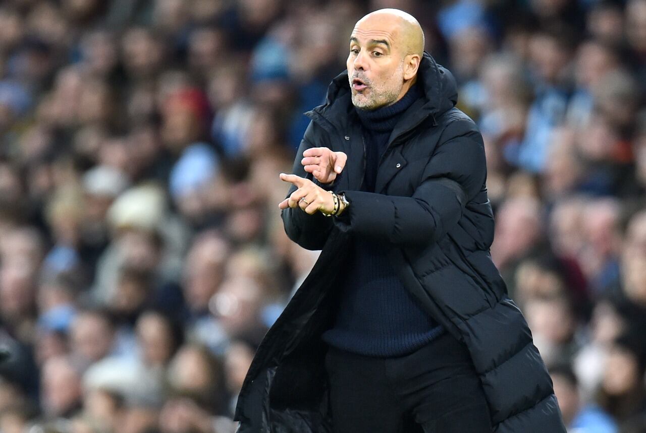 El entrenador Pep Guardiola