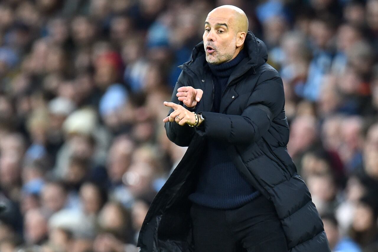 El entrenador Pep Guardiola