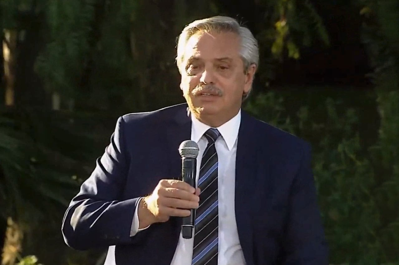 "Tenemos un tiempo fundacional en lo trágico de la pandemia", dijo Alberto Fernández.