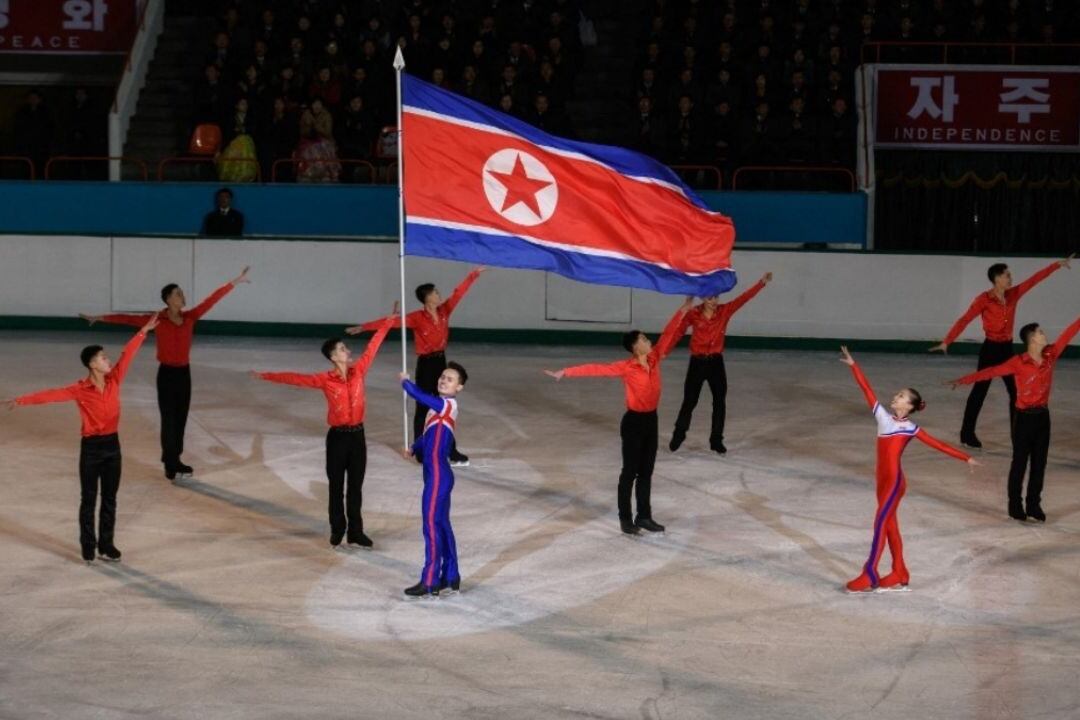 La bandera de Corea del Norte no se verá en los Juegos.